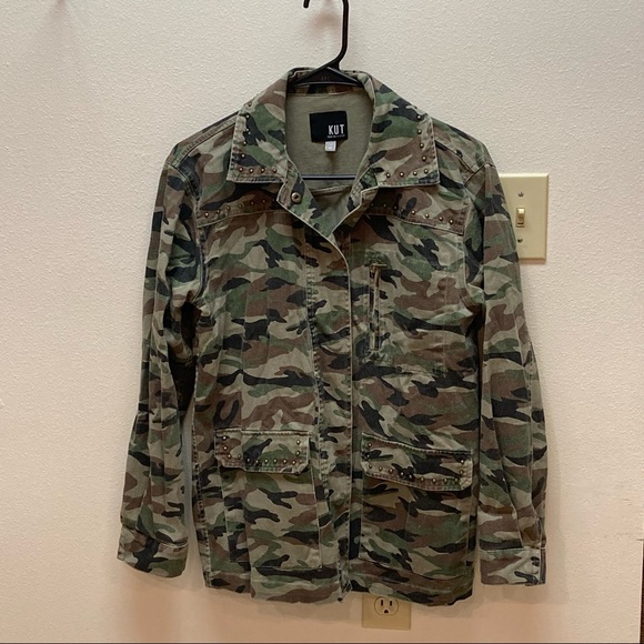 KUT from the Kloth Army Camo Jacket - Picture 1 of 6